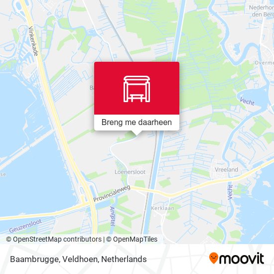 Baambrugge, Veldhoen kaart