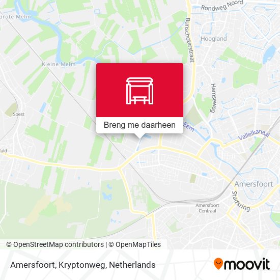 Amersfoort, Kryptonweg kaart