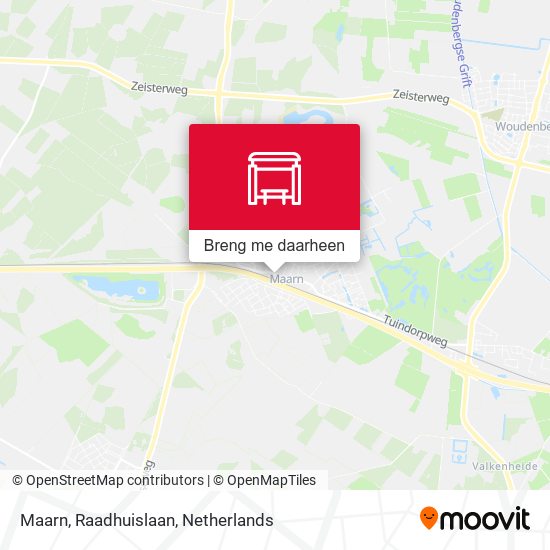 Maarn, Raadhuislaan kaart