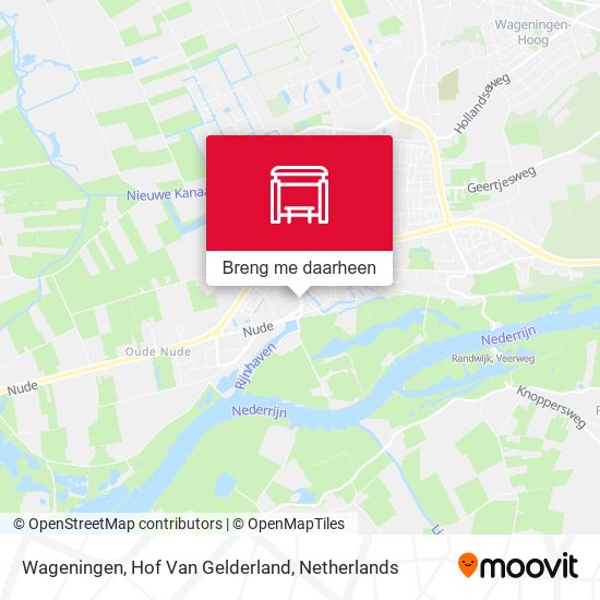 Wageningen, Hof Van Gelderland kaart