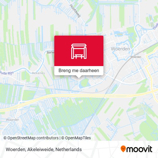 Woerden, Akeleiweide kaart