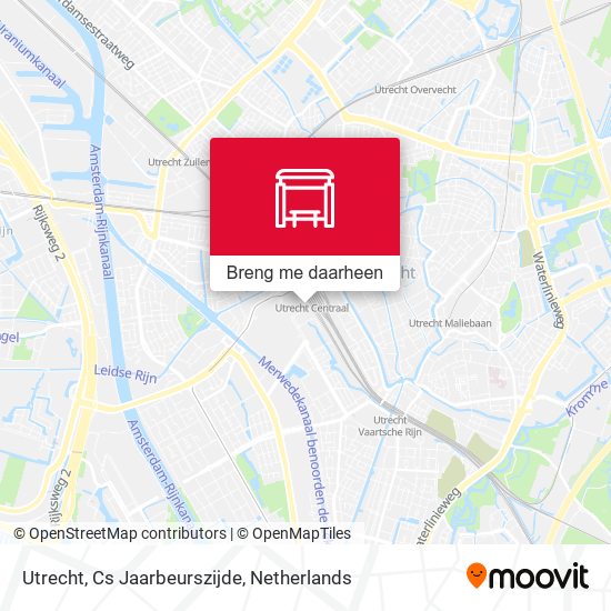 Utrecht, Cs Jaarbeurszijde kaart