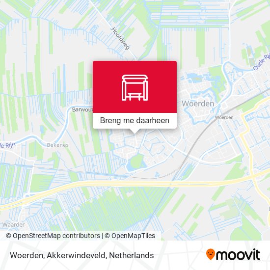 Woerden, Akkerwindeveld kaart