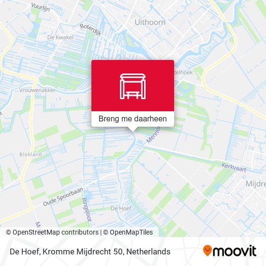 De Hoef, Kromme Mijdrecht 50 kaart
