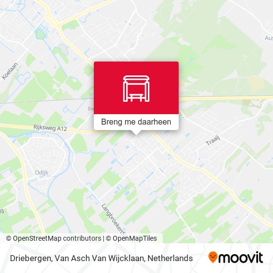 Driebergen, Van Asch Van Wijcklaan kaart