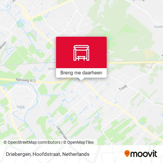 Driebergen, Hoofdstraat kaart