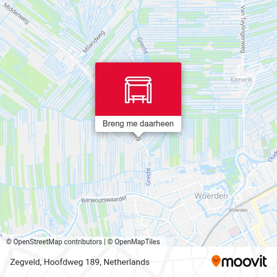 Zegveld, Hoofdweg 189 kaart