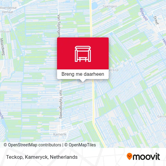 Teckop, Kameryck kaart