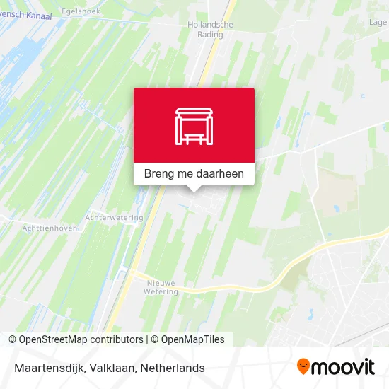 Maartensdijk, Valklaan kaart