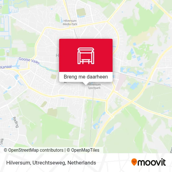 Hilversum, Utrechtseweg kaart