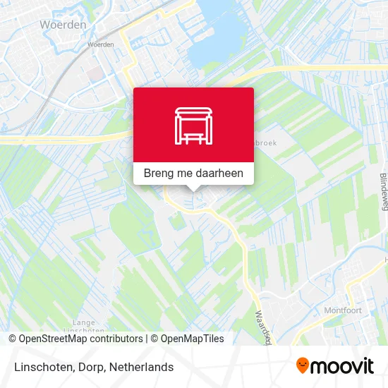 Linschoten, Dorp kaart