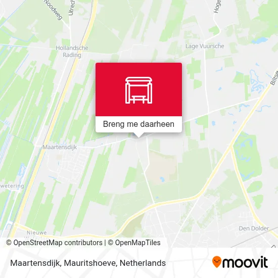 Maartensdijk, Mauritshoeve kaart