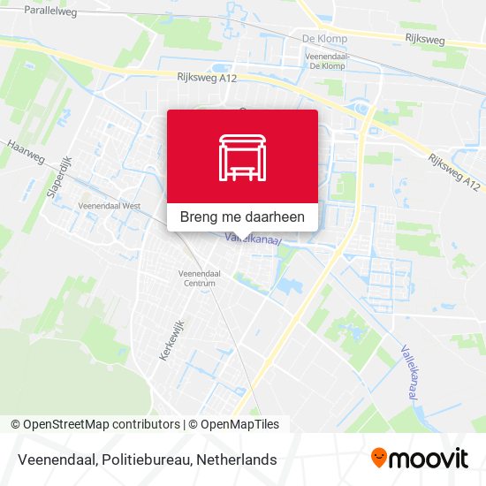 Veenendaal, Politiebureau kaart