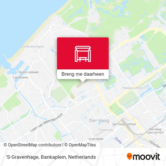 'S-Gravenhage, Bankaplein kaart