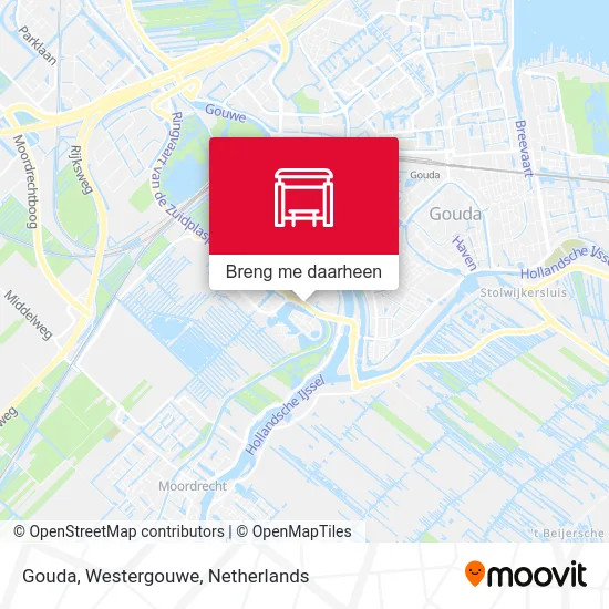 Gouda, Westergouwe kaart