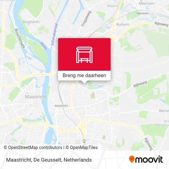 Maastricht, De Geusselt kaart