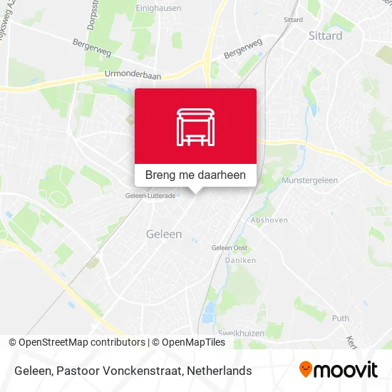 Geleen, Pastoor Vonckenstraat kaart