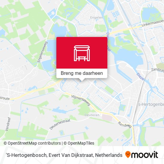 'S-Hertogenbosch, Evert Van Dijkstraat kaart