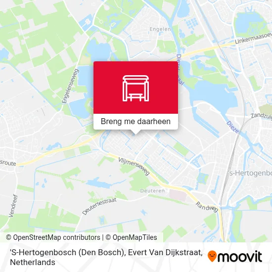 'S-Hertogenbosch (Den Bosch), Evert Van Dijkstraat kaart