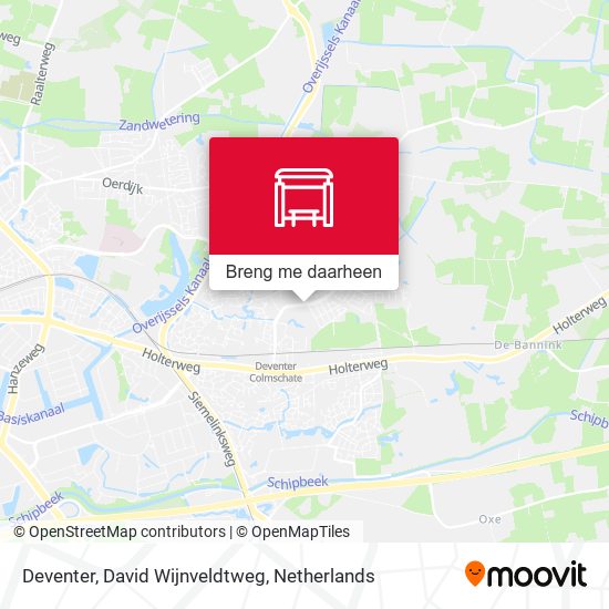 Deventer, David Wijnveldtweg kaart