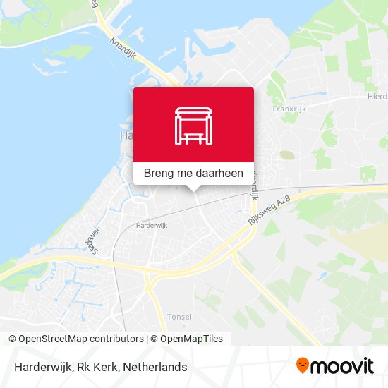 Harderwijk, Rk Kerk kaart