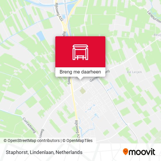 Staphorst, Lindenlaan kaart
