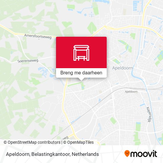 Apeldoorn, Belastingkantoor kaart