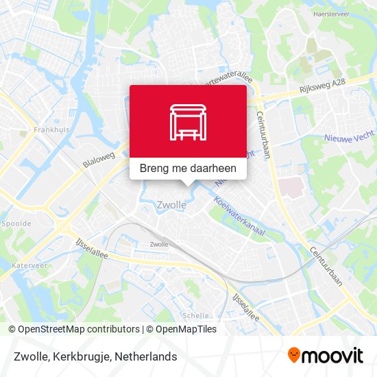 Zwolle, Kerkbrugje kaart