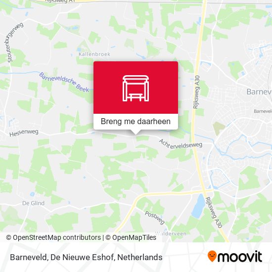 Barneveld, De Nieuwe Eshof kaart