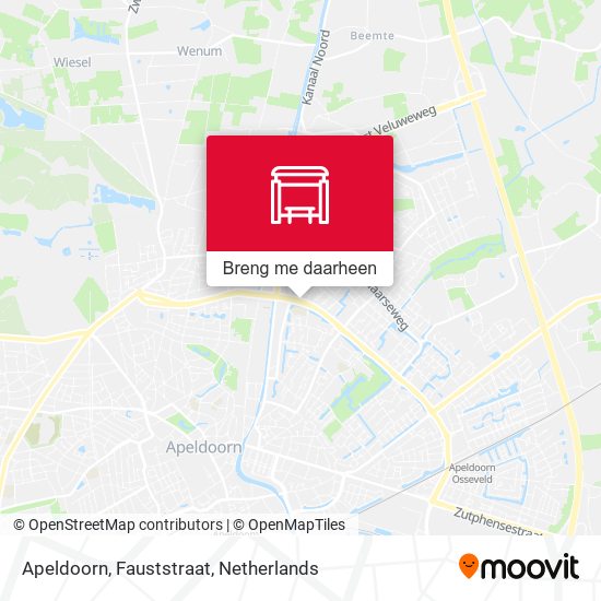 Apeldoorn, Fauststraat kaart