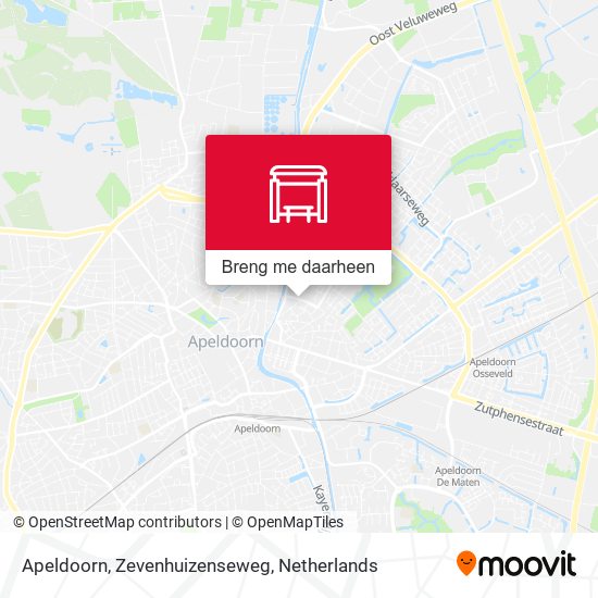 Apeldoorn, Zevenhuizenseweg kaart