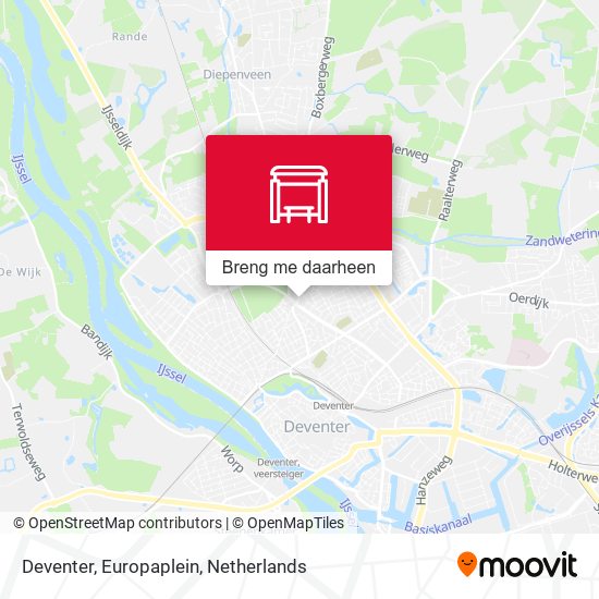 Deventer, Europaplein kaart