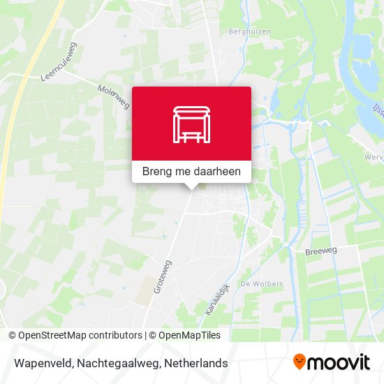 Wapenveld, Nachtegaalweg kaart