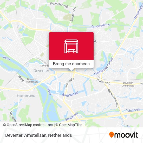 Deventer, Amstellaan kaart
