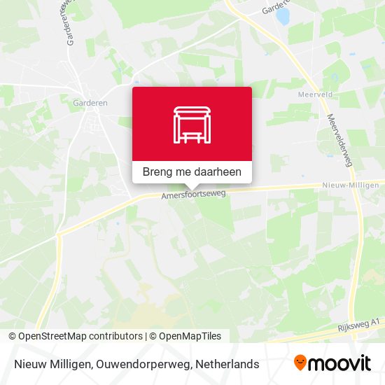 Nieuw Milligen, Ouwendorperweg kaart