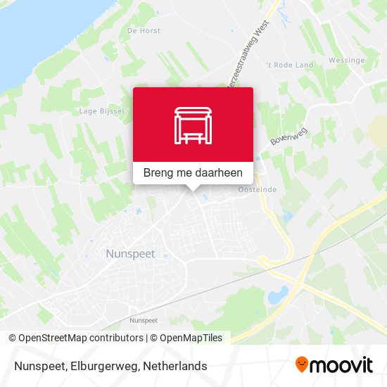 Nunspeet, Elburgerweg kaart