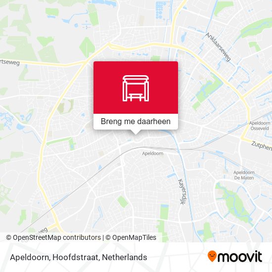 Apeldoorn, Hoofdstraat kaart