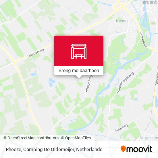 Rheeze, Camping De Oldemeijer kaart