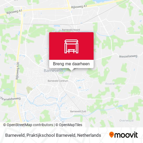 Barneveld, Praktijkschool Barneveld kaart