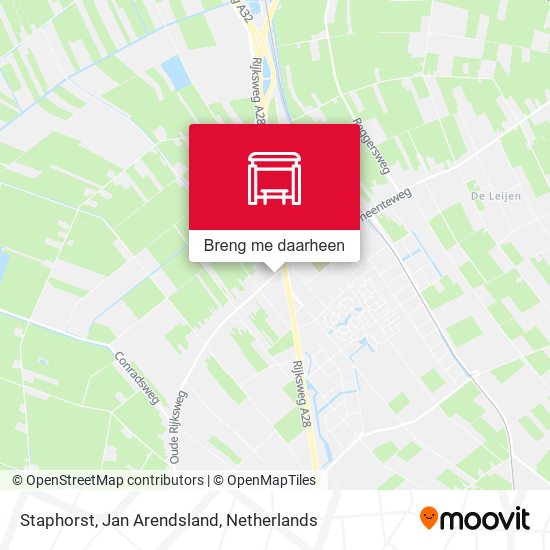 Staphorst, Jan Arendsland kaart