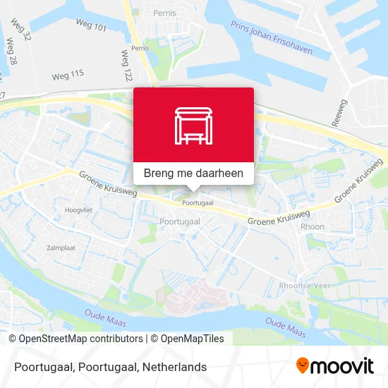 Poortugaal, Poortugaal kaart