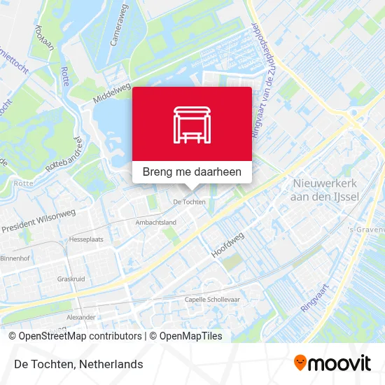 De Tochten kaart