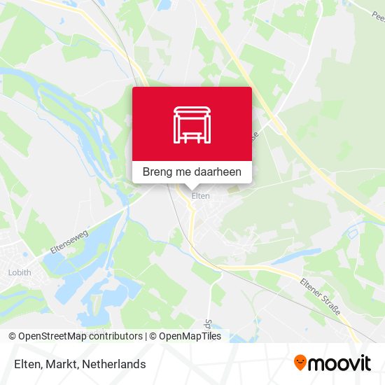 Elten, Markt kaart