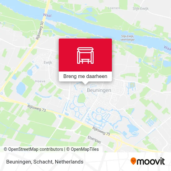 Beuningen, Schacht kaart