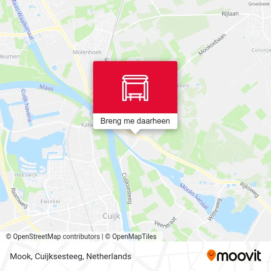 Mook, Cuijksesteeg kaart