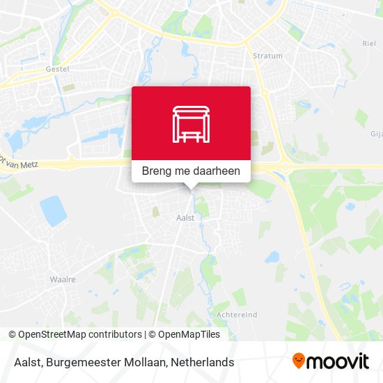 Aalst, Burgemeester Mollaan kaart