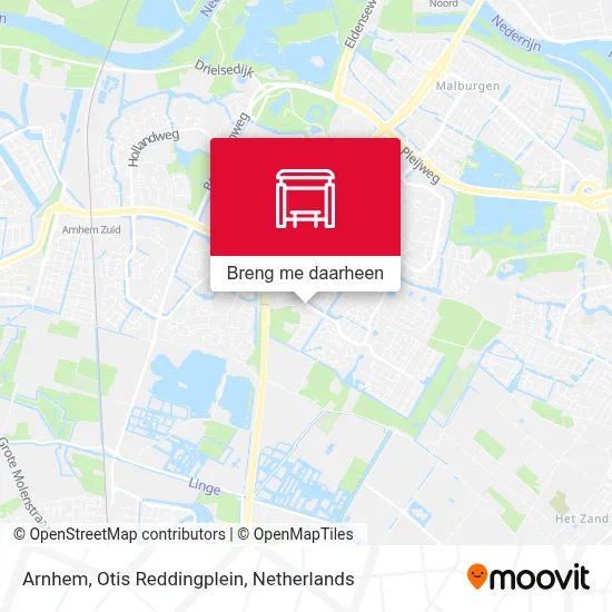 Arnhem, Otis Reddingplein kaart
