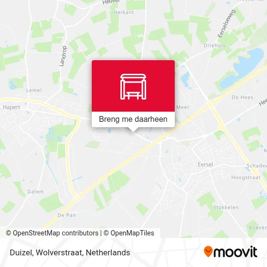 Duizel, Wolverstraat kaart