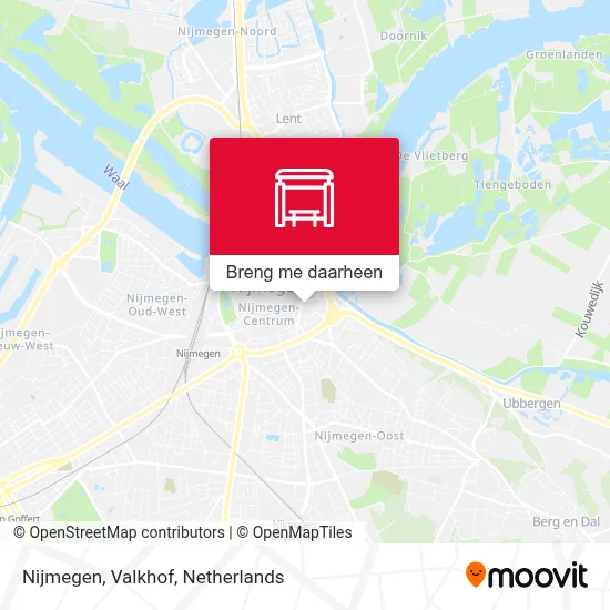 Nijmegen, Valkhof kaart