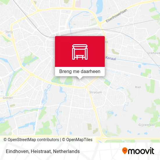 Eindhoven, Heistraat kaart